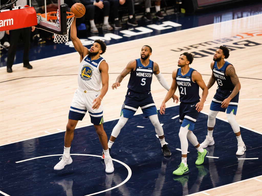 西部次轮森林狼大战勇士，本轮比分预测